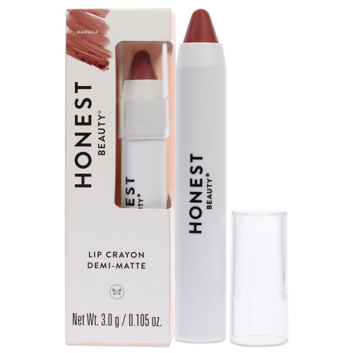 Lip Crayon Demi Matte - Marsala by Honest for Women - 0.105 oz Lipstick