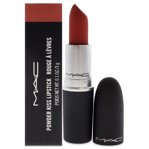 MAC  Powder Kiss Lipstick - 316 Devoted to Chili By for Women - 0.1 OZ Lipstick Great lipstick
