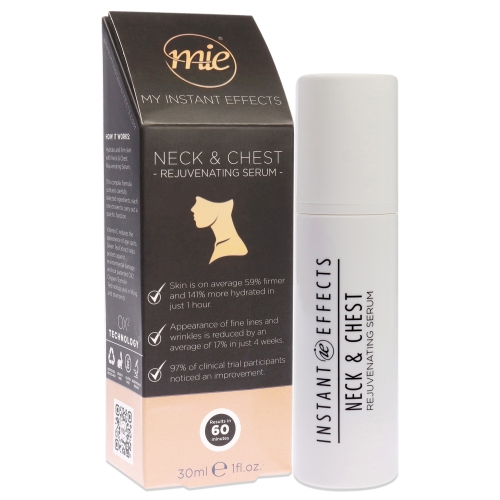 Neck and Chest Rejuvenating Serum by Instant Effects for Women - 1 oz Serum