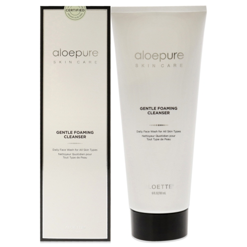 ALOETTE  Aloepure Gentle Foaming Cleanser By for Unisex - 6 OZ Cleanser