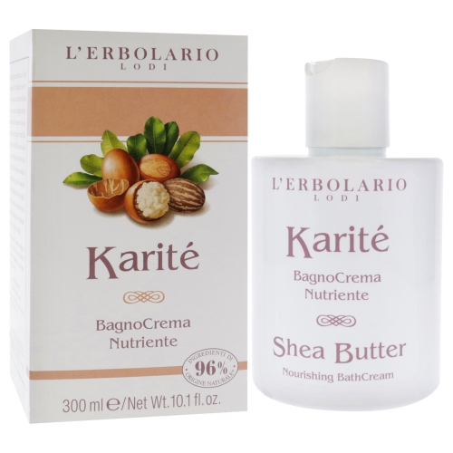 Nourishing Bath Cream - Shea Butter by LErbolario for Unisex - 10.1 oz Body Wash