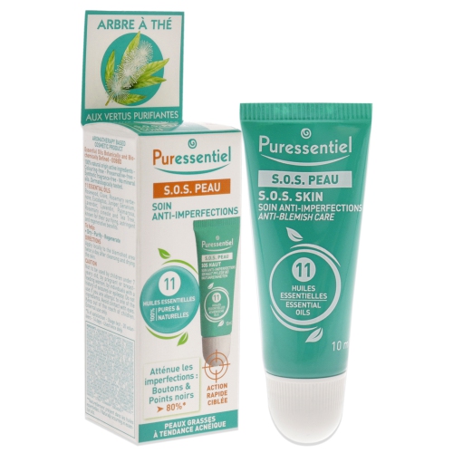SOS Skin Anti-blemish Care by Puressentiel for Unisex - 0.34 oz Treatment