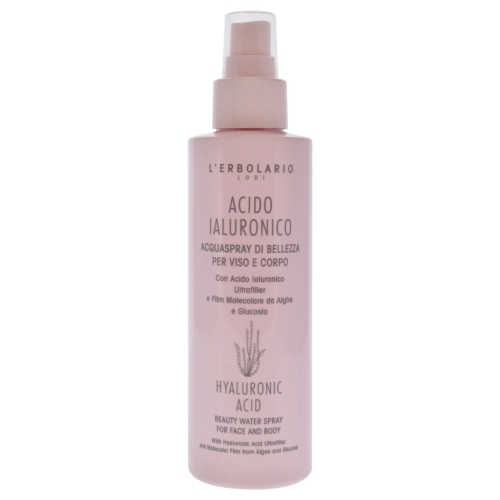 Hyaluronic Acid Beauty Water Spray for Face and Body by LErbolario for Unisex - 5 oz Body Spray