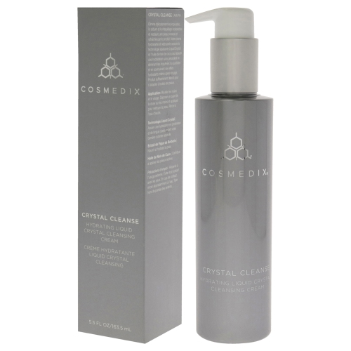 Crystal Cleanse Hydrating Liquid Crystal Cleansing Cream by Cosmedix for Unisex - 5.5 oz Cream