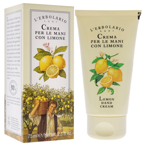 Lemon Hand Cream by LErbolario for Unisex - 2.5 oz Cream