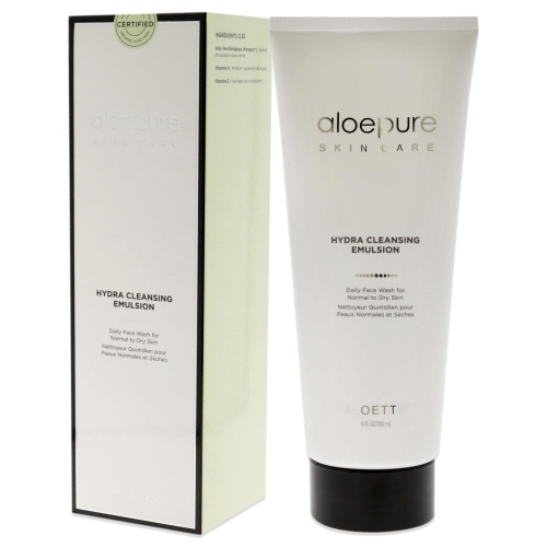 Aloepure Hydra Cleansing Emulsion - Noraml to Dry Skin by Aloette for Unisex - 6 oz Emulsion
