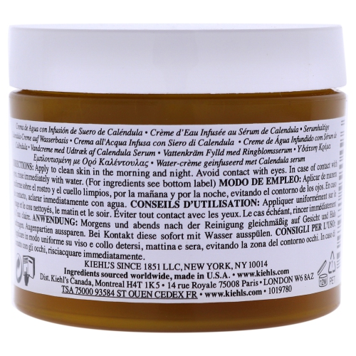 Calendula Serum-Infused Water Cream by Kiehls for Women - 3.4 oz Cream