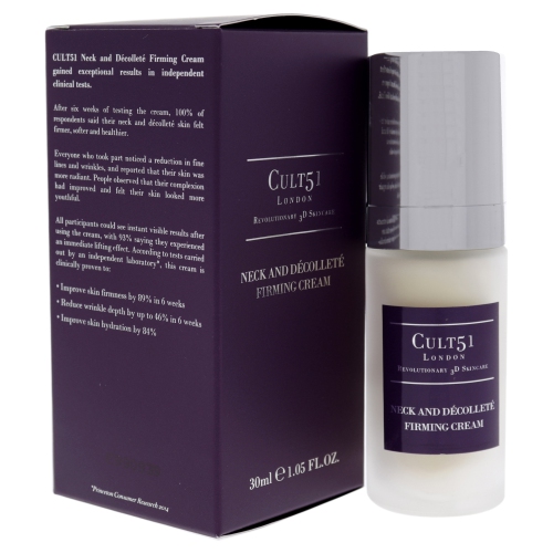 Neck and Decollete Firming Cream by Cult51 for Unisex - 1.05 oz Cream