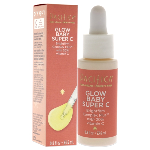 Glow Baby Super C Serum by Pacifica for Unisex - 0.8 oz Serum