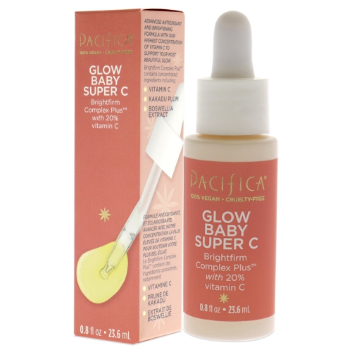 Glow Baby Super C Serum by Pacifica for Unisex - 0.8 oz Serum