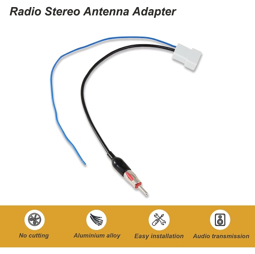 Aftermarket Radio Antenna Adapter Wire Harness Replacement for Nissan 2009-2013 Cube, 2008-2015 Frontier, Infiniti 2010-2014 Model ,