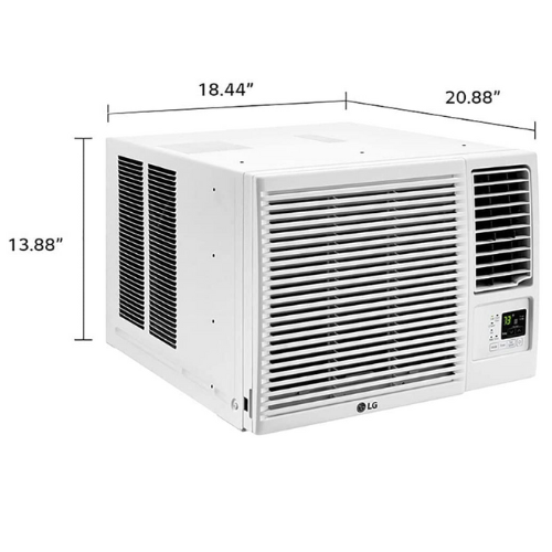LG 8,000 BTU Heat and Cool Window Air Conditioner with WiFi Controls White