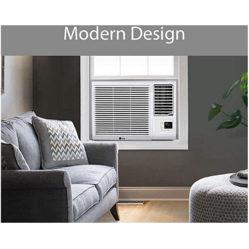 LG 8,000 BTU Heat and Cool Window Air Conditioner with WiFi Controls White