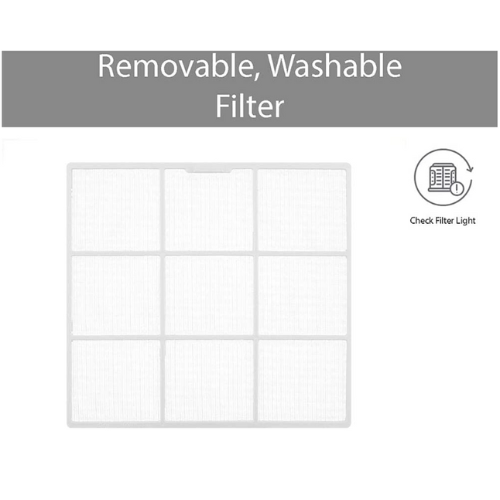 LG 8,000 BTU Heat and Cool Window Air Conditioner with WiFi Controls White