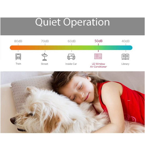 LG 8,000 BTU Heat and Cool Window Air Conditioner with WiFi Controls White