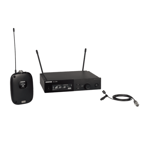 Shure Système numérique sans fil SLXD14 avec microphone Lavalier WL93 - G58