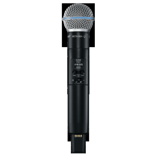 Shure SLXD2/B58 Handheld Transmitter with Beta58A Capsule - G58