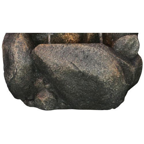 Henryka Outdoor Fountain - LED Lights - Resin