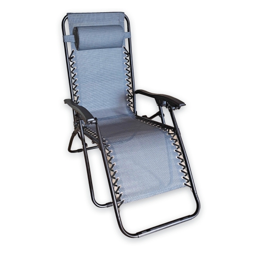 Henryka Patio Casual Chair - Adjustable – Grey
