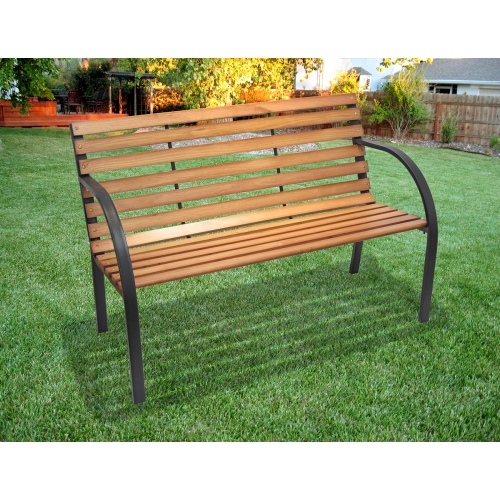 Henryka Garden Bench - Espresso