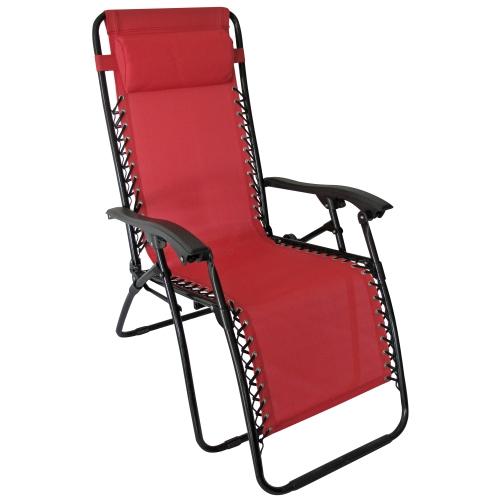 Henryka Patio Casual Chair - Adjustable – Red