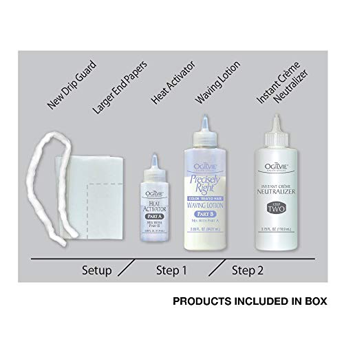 Ogilvie salon styles conditionnement professionnel permanent pour cheveux colorés, minces ou délicats