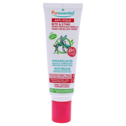 Anti-Sting Family Repellent Spray by Puressentiel for Unisex - 3.4 oz Repellent Spray