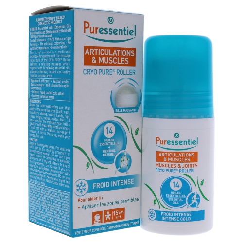 Muscles and Joints Cryo Pure Roller by Puressentiel for Unisex - 2.5 oz Rollon