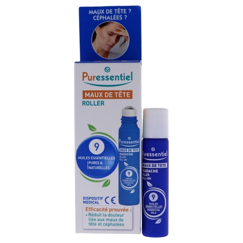 Headache Roller by Puressentiel for Unisex - 0.17 oz Rollon