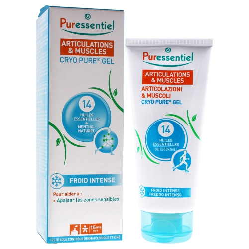 Muscles and Joints Cryo Pure Gel by Puressentiel for Unisex - 2.7 oz Gel