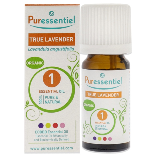 Organic Essential Oil - Lavender True by Puressentiel for Unisex - 0.3 oz Oil