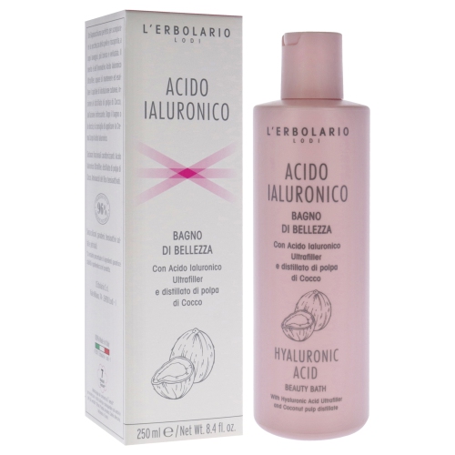Hyaluronic Acid Beauty Bath by LErbolario for Unisex - 8.4 oz Shower Gel