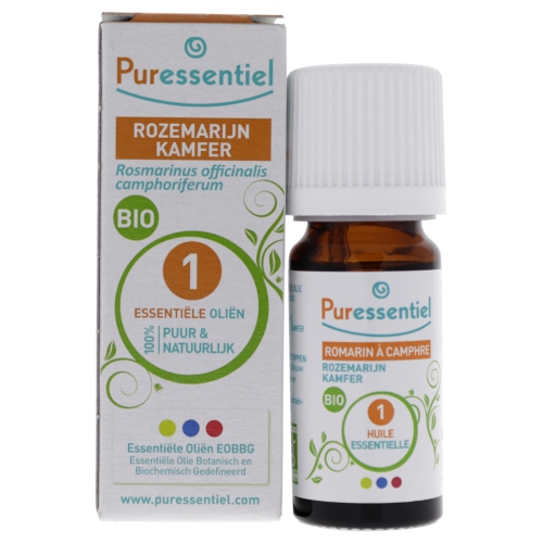 Organic Essential Oil - Rosemary Camphor by Puressentiel for Unisex - 0.3 oz Oil