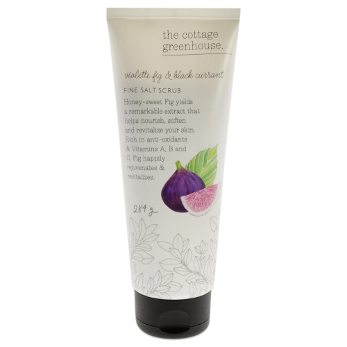 Gommage au sel Fine - Violette Fig and Black Currant par The Cottage Greenhouse pour Unisexe - 10 oz de Gommage