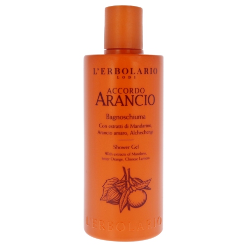 Accordo Arancio Shower Gel by LErbolario for Unisex - 8.4 oz Shower Gel