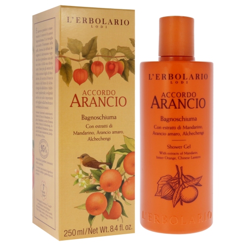 Accordo Arancio Shower Gel by LErbolario for Unisex - 8.4 oz Shower Gel