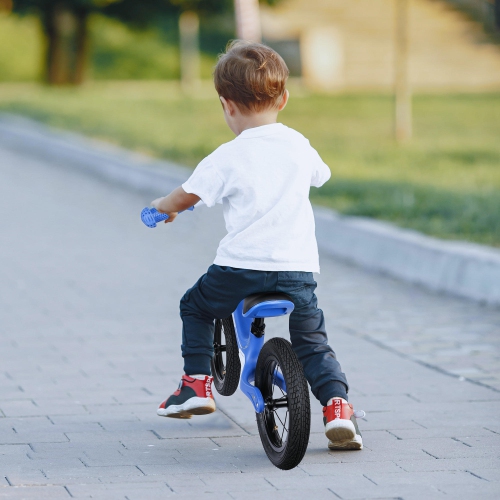 PHAT Kids Balance Bike, Adjustable Seat Toddler Pedal-Less Training Bike for 3-6 Years Old - Blue