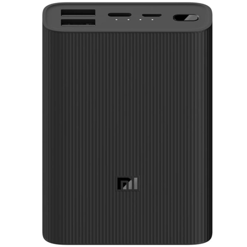 Chargeur portable de 10 000 mAh mi Power Bank 3 Ultra compact de Xiaomi - Noir neuf