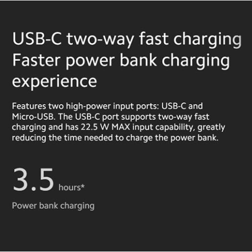 Xiaomi 10000mAh MI Power Bank 3 Ultra Compact BLACK - Brand New