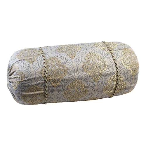 Natural Geo Cream/Gold Gao Takiya Bolster Pillow (Set of 2) Best Buy