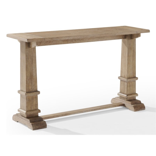 CROSLEY FURNITURE  Joanna Modern Farmhouse Wood Console Table In Rustic In Brown Looks Great!