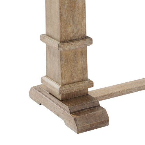 Crosley Furniture Joanna Modern Farmhouse Wood Console Table in Rustic Brown