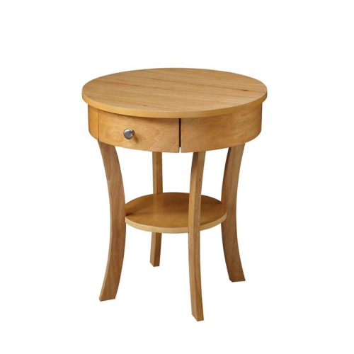 Convenience Concepts Classic Accents Schaffer End Table in Vanilla Wood Finish
