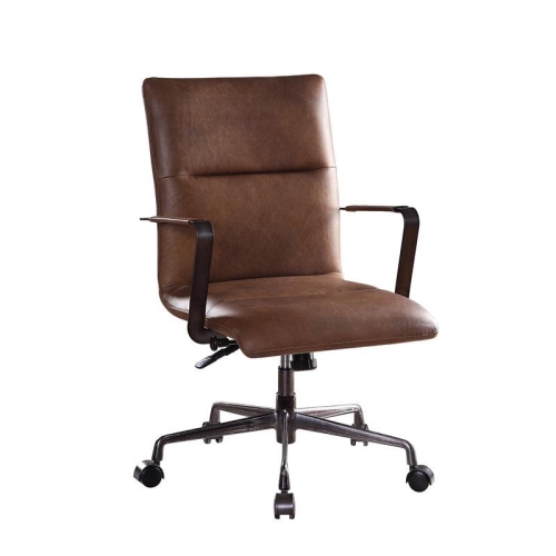 SCRANTON & CO  Executive Office Chair With Lift In Vintage Chocolate