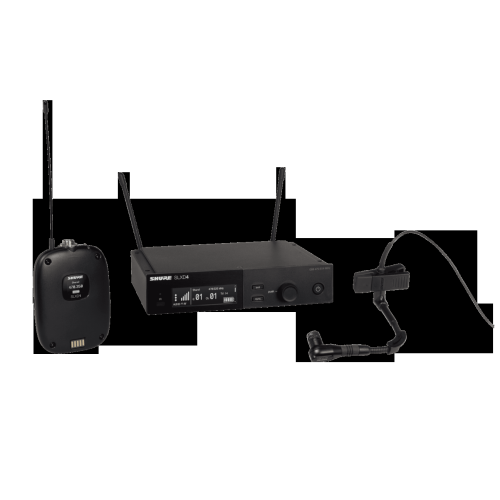 Shure SLXD14 Wireless System with Beta 98H/C Miniature Instrument Mic - J52