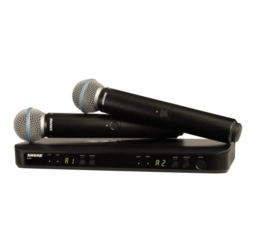 SHURE  Blx288/b58 Dual-Transmitter Handheld Wireless System (H10: 542-572 Mhz)
