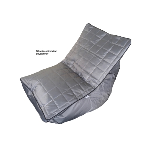 Boscoman - Jumbo Gaming Beanbag Lounger - Grey COVER ONLY - 11859712