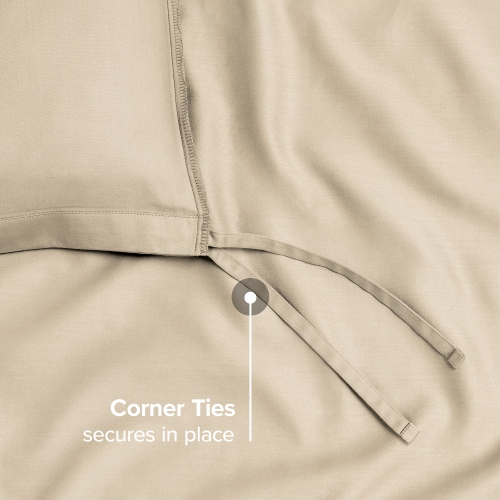 Bare Home 100% Organic Cotton Duvet Cover Set - Smooth Sateen Weave - Warm & Luxurious - Eco-friendly