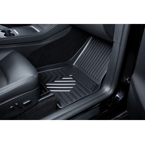 KUNOVA TPE Floor Mat comptible with Tesla Model Y 2021 2022 Full Cover 3D Mat, All Weather Floor Mats