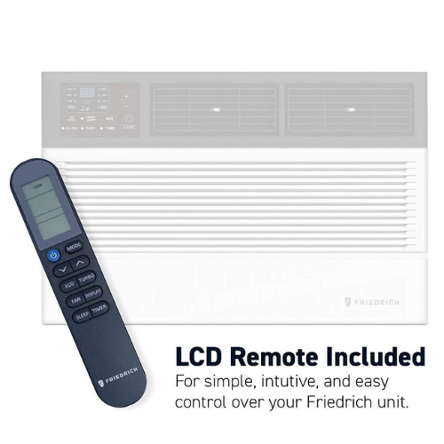 Friedrich CCW08B10B – climatiseur de fenêtre intelligent Chill premier, Wi-Fi mobile, blanc, capacité de refroidissement (800.